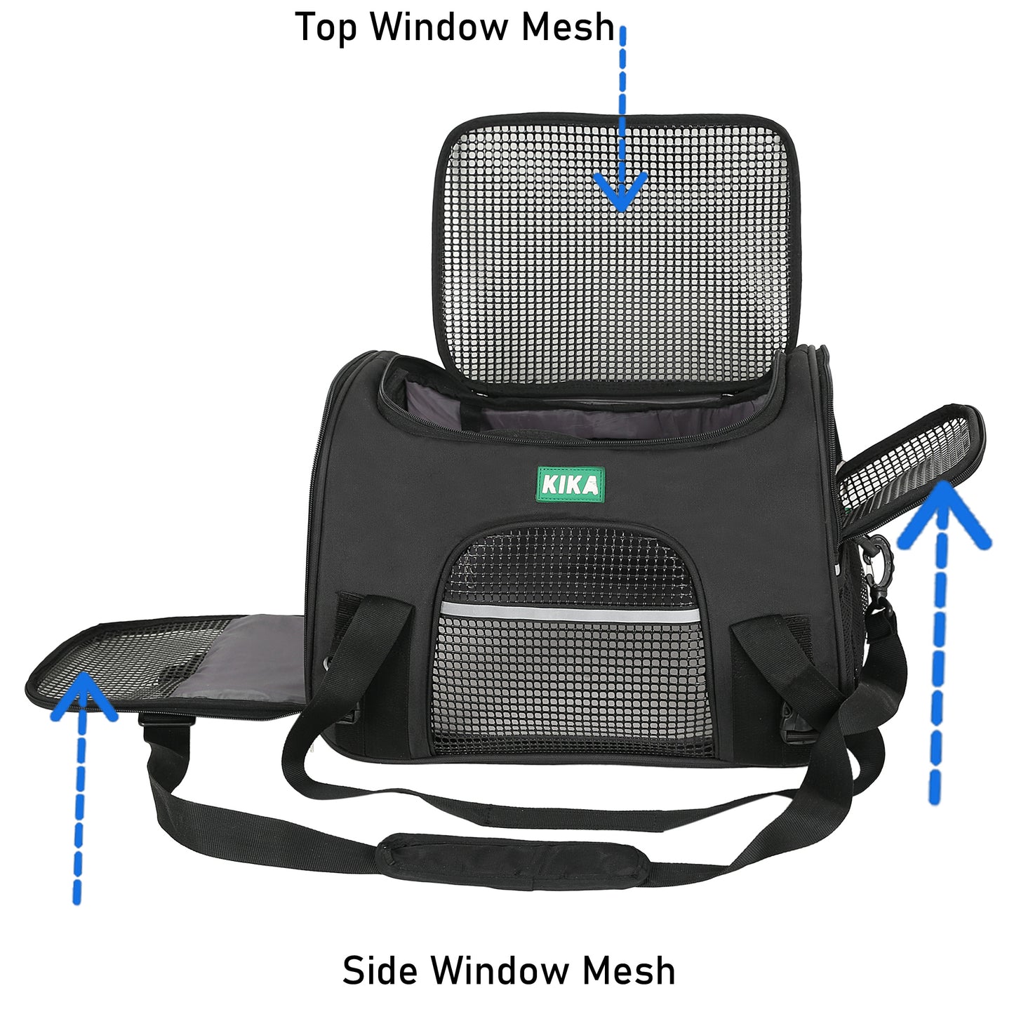 PRO Airline Approved Pets, Puppy and Cat Carrier Bag - KIKA PETS