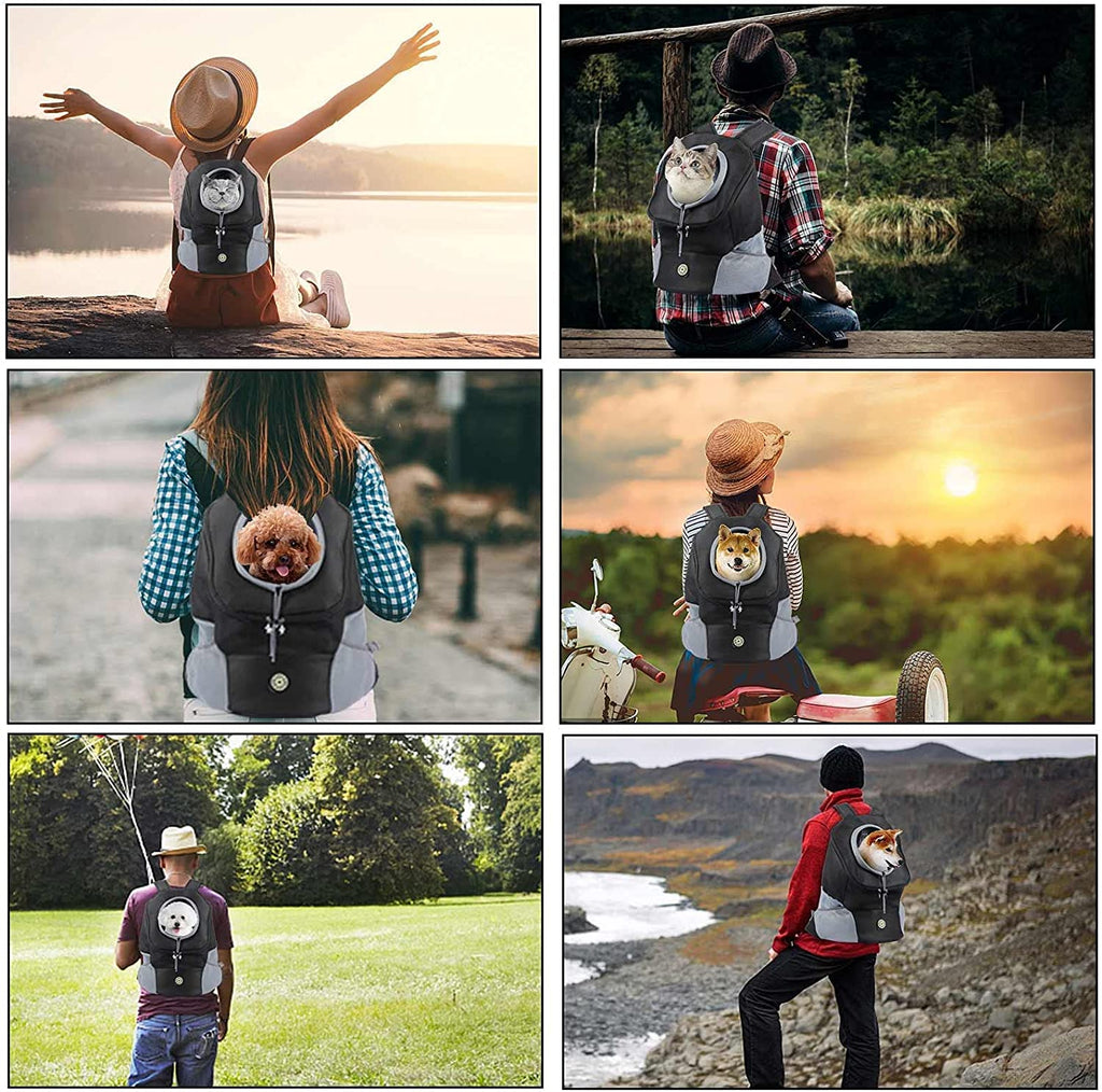 HEAD-OUT Dog Backpack Carrier Bag and Breathable Design - KIKA PETS