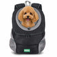KIKA Pets Head-Out dog backpack carrier, size M, with Toy Poodle